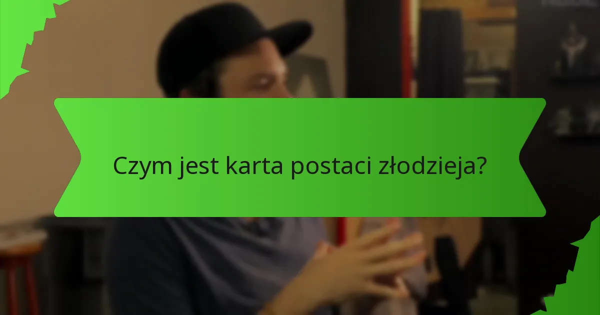 Jak umiejętności skradania się poprawiają rozgrywkę złodzieja?