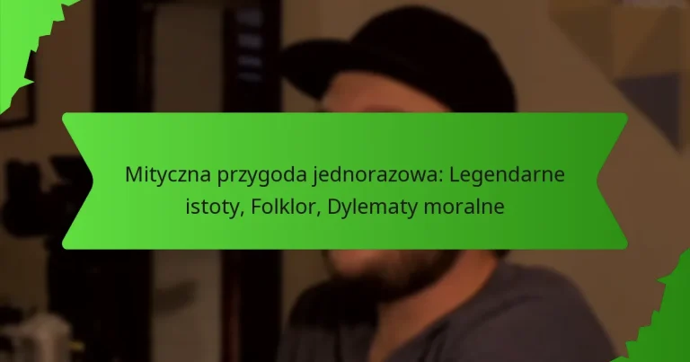 Mityczna przygoda jednorazowa: Legendarne istoty, Folklor, Dylematy moralne