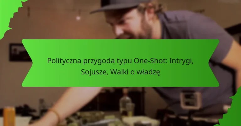 Polityczna przygoda typu One-Shot: Intrygi, Sojusze, Walki o władzę
