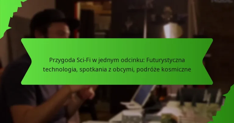 Przygoda Sci-Fi w jednym odcinku: Futurystyczna technologia, spotkania z obcymi, podróże kosmiczne
