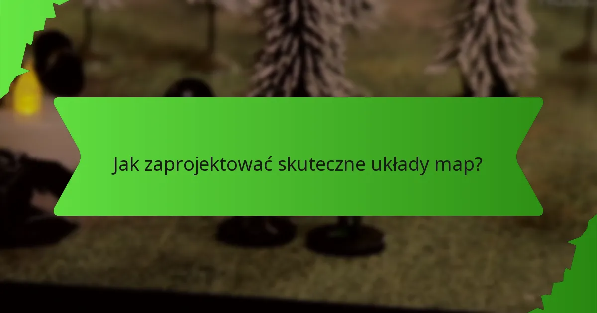 Jak zaprojektować skuteczne układy map?
